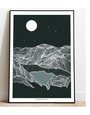 EMILY MC KEAGNEY Print A4 - Maumahoge Mountain