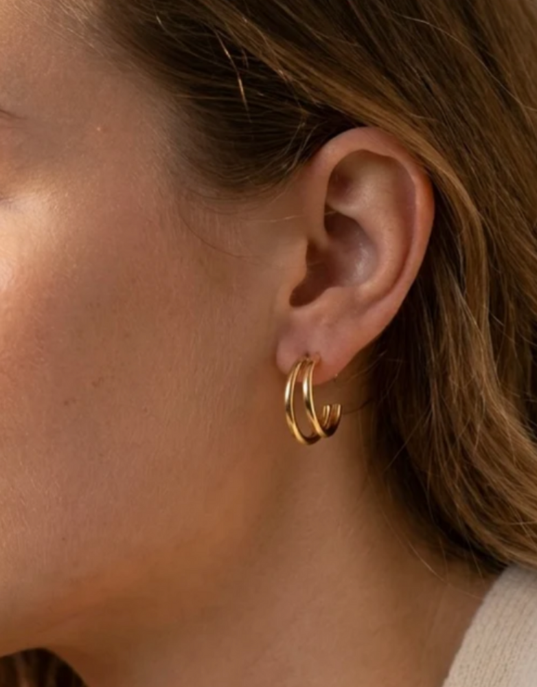 MARY K Gold Duet Hoops