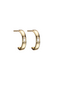 MARY K Gold Facet Hoop Earrings