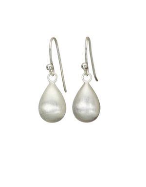 MARY K Silver Pear Drop Earrings