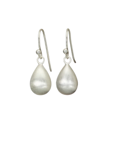 MARY K Silver Pear Drop Earrings