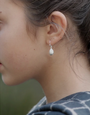 MARY K Silver Pear Drop Earrings