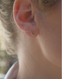 MARY K Gold Pave Bar Studs