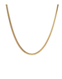 MARY K SS Gold Silique Herringbone  Necklace