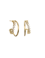 MARY K Gold Calla Hoop Earrings
