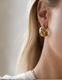 MARY K SS Gold Sani Hoop Earrings