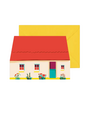 PAWPEAR Mini Card-Cottage Red