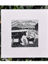 ALGAN ARTS Linen Print- Coming Home