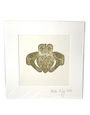 ADELLE HICKEY Small  Mounted Print Claddagh