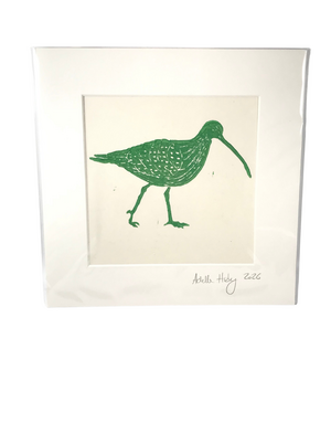ADELLE HICKEY Small Mounted Print Curlew