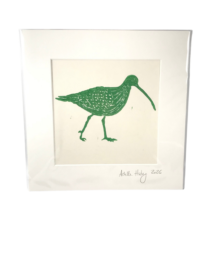 ADELLE HICKEY Small Mounted Print Curlew