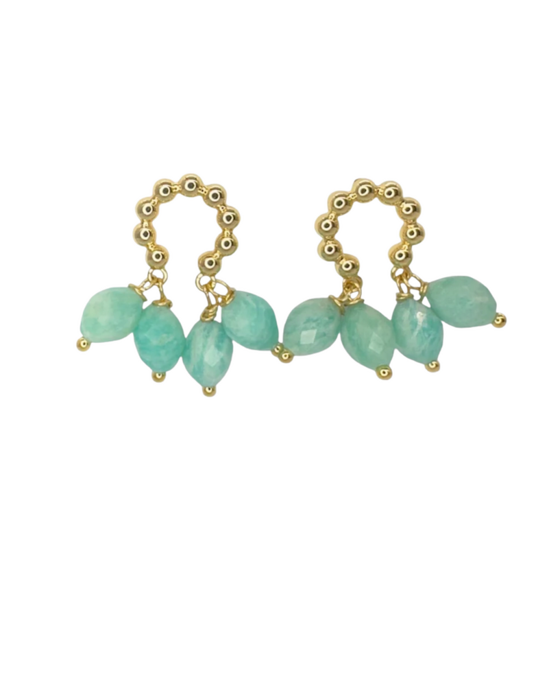 ARIA-V Mirage Amazonite Earrings
