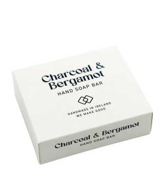 WE MAKE GOOD Natural Hand Soap Bar- Charcoal and Bergamot