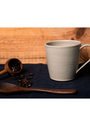 HELEN FAULKNER Large Mug-Light Grey
