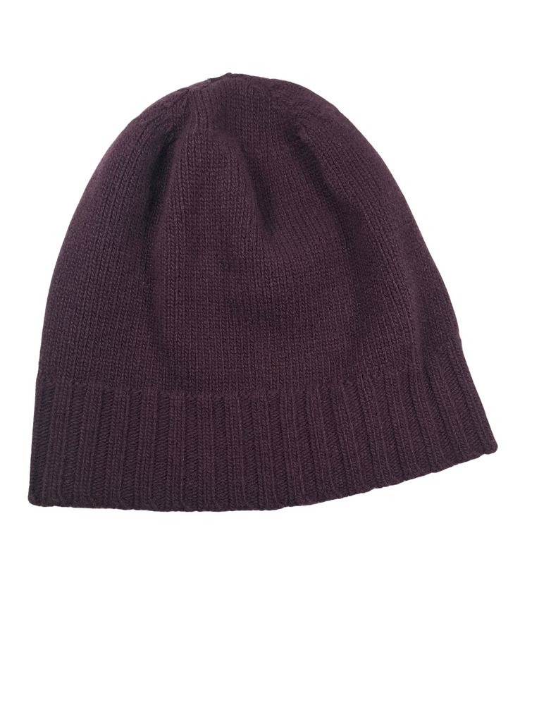 MCKERNAN Chunky Tulip Hat- Aubergine