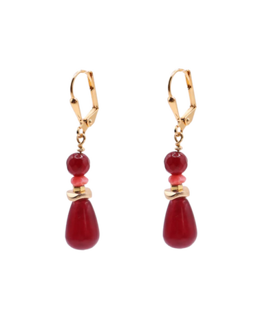 K KAJOUX Fiora Stone Short Drop Earring