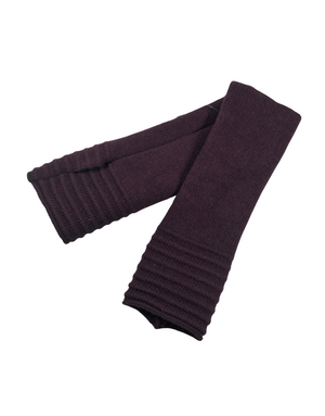 MCKERNAN Billow Wristwarmers- Aubergine