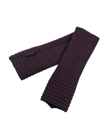 MCKERNAN Billow Wristwarmers- Aubergine