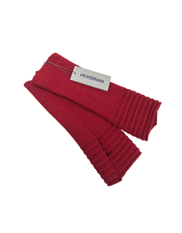 MCKERNAN Billow Wristwarmers- Rubino