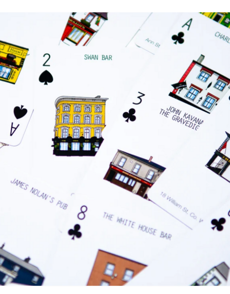 COWFIELD DESIGN Irish Pubs Playing Cards