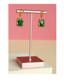 K KAJOUX Pop Emerald Short Earrings