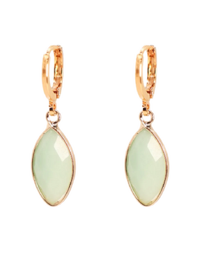 K KAJOUX Aqua Marquise Short Earrings