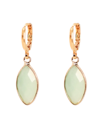 K KAJOUX Aqua Marquise Short Earrings