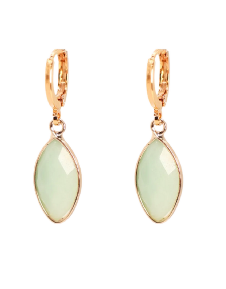 K KAJOUX Aqua Marquise Short Earrings