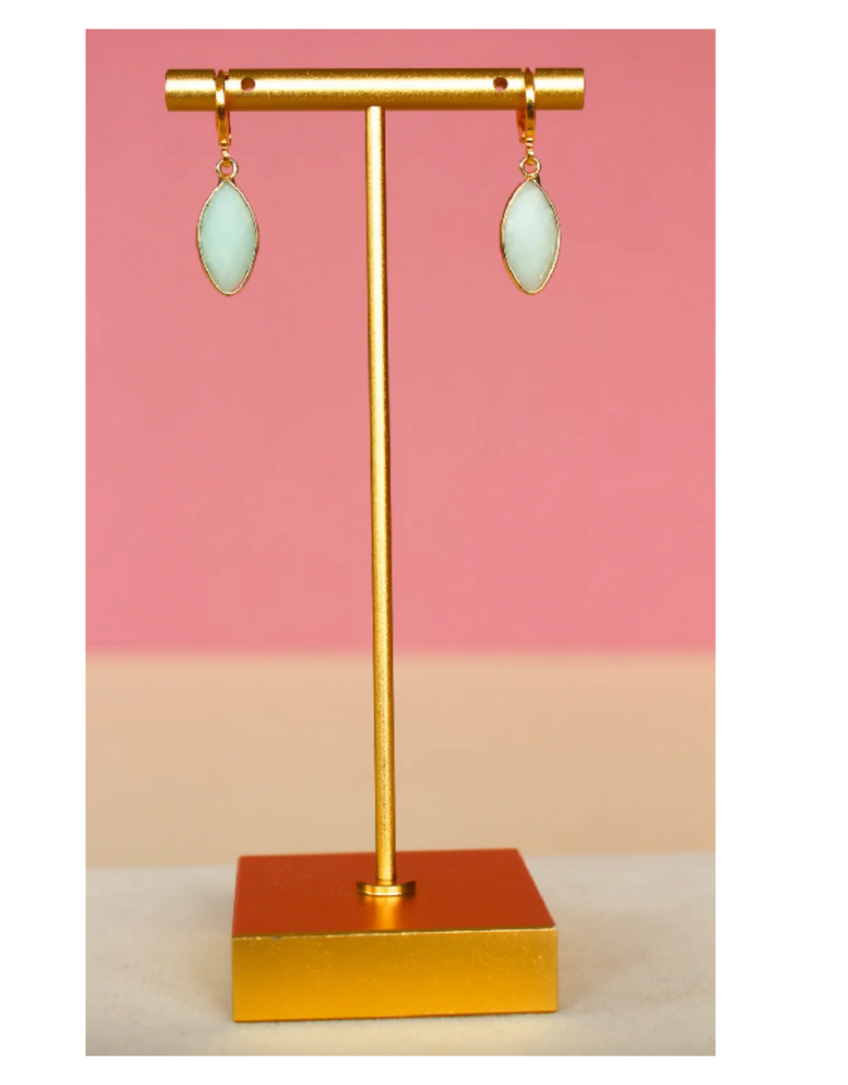K KAJOUX Aqua Marquise Short Earrings