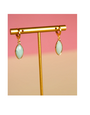 K KAJOUX Aqua Marquise Short Earrings