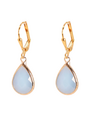 K KAJOUX Ellie Teardrop  Sky Blue Short Earrings