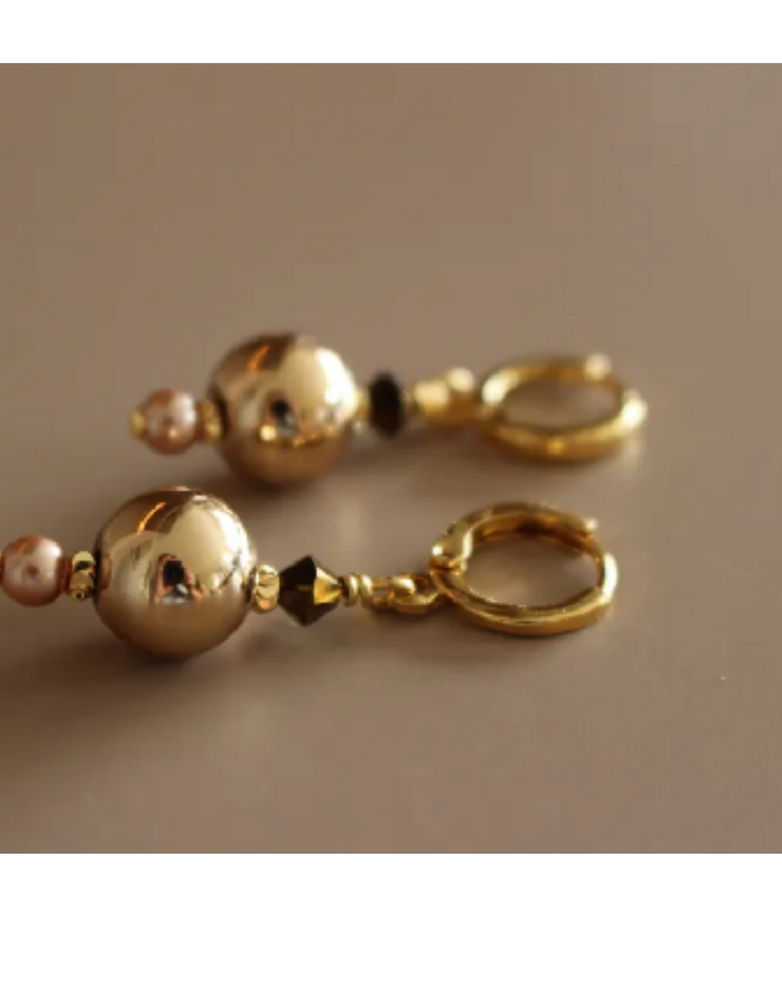 K KAJOUX Nocturne Bronze Short Earrings