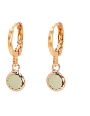K KAJOUX Sage Huggies Earrings