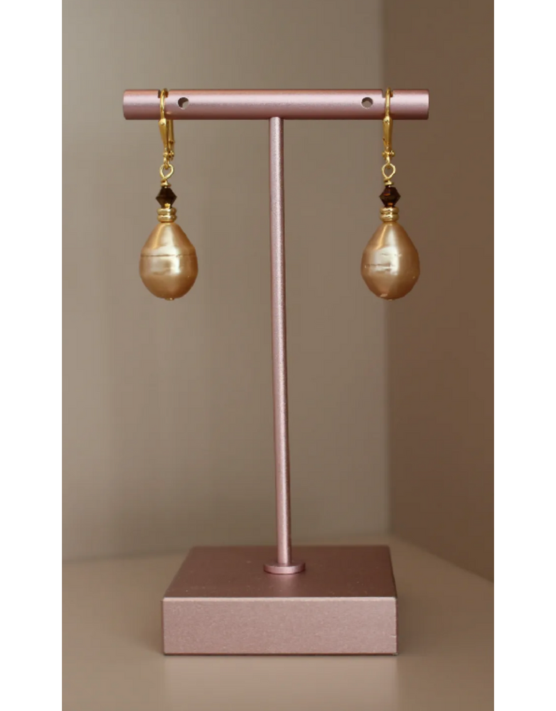 K KAJOUX Nocturne Pearl Drop Short Earrings