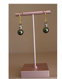 K KAJOUX Nocturne Hunter Green Short Earrings