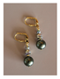 K KAJOUX Nocturne Hunter Green Short Earrings