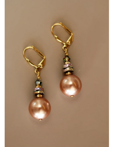 K KAJOUX Nocturne Blush Linear Short Earrings