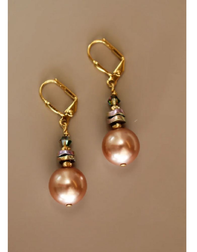 K KAJOUX Nocturne Blush Linear Short Earrings