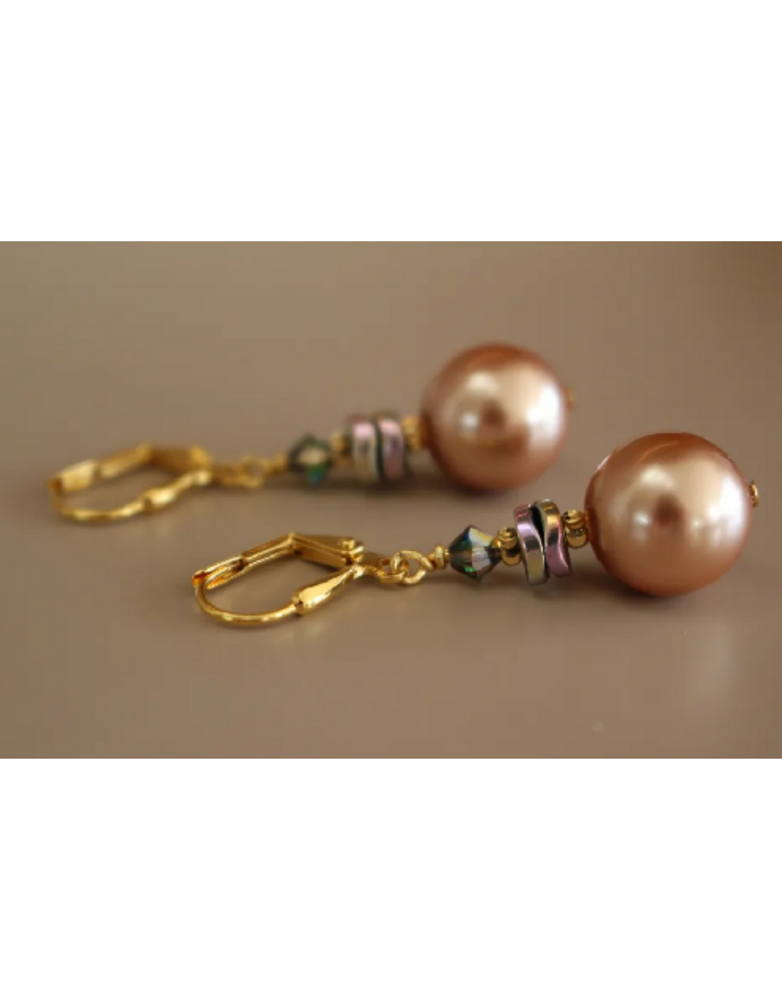 K KAJOUX Nocturne Blush Linear Short Earrings