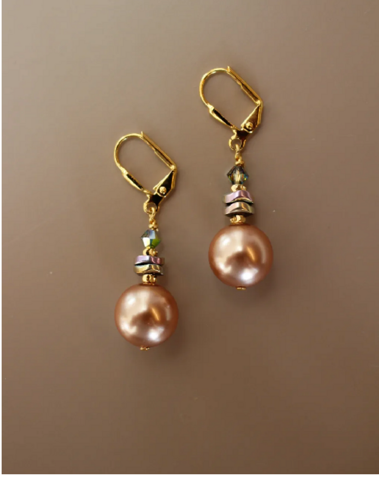 K KAJOUX Nocturne Blush Linear Short Earrings