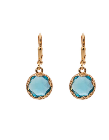 K KAJOUX Zante Teal  Short Earrings