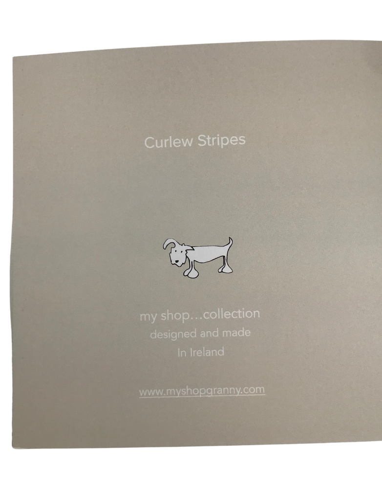 MY SHOP COLLECTION Card - Curlew Stripes