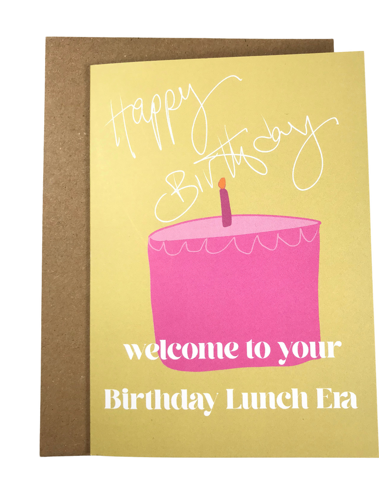MY SHOP COLLECTION Card - Birthday Lunch Era