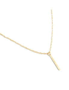  Ketting Minimalistisch Goud Staaf