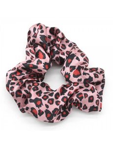  Scrunchie Dierenprint — Roze