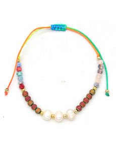  Enkelbandje sea pearls  — Multicolor