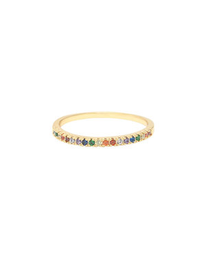 Yehwang Ring | Stone Row |  Goud - Color