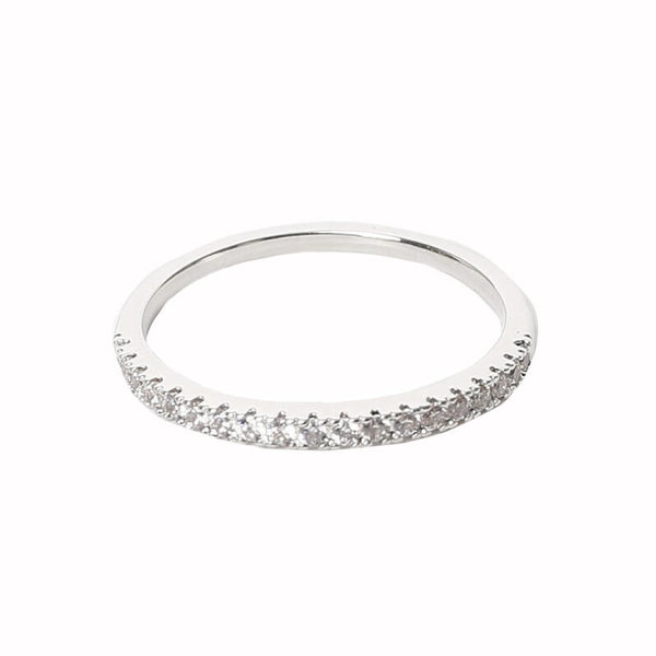 Yehwang Ring | Stone Row | Zilver - Shine