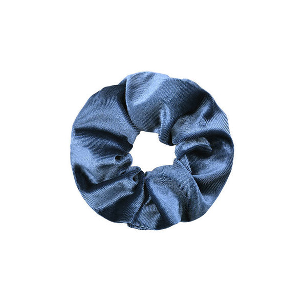 Yehwang Scrunchie Sweet Velvet | Blauw