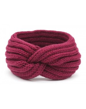  Haarband Knoop |  bordeaux rood